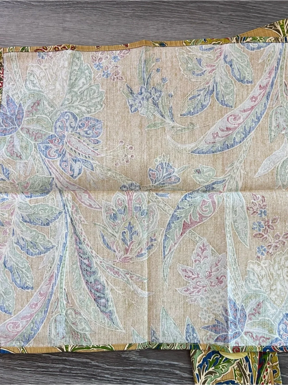 Tommy Bahama Placemats (4) Cayo Vista Gold Tropical Floral & (2) Napkins NWT